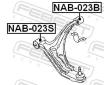 Ulozeni, ridici mechanismus FEBEST NAB-023B