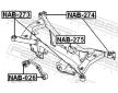 Ulozeni, diferencial FEBEST NAB-026
