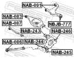 Ulożenie riadenia FEBEST NAB-086