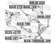 Ulozeni, ridici mechanismus FEBEST NAB-194