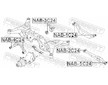 Ulozeni, ridici mechanismus FEBEST NAB-1C24