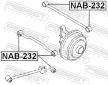 Ulozeni, ridici mechanismus FEBEST NAB-232