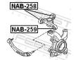 Ulożenie riadenia FEBEST NAB-258