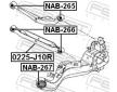 Ulozeni, ridici mechanismus FEBEST NAB-266