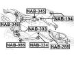 Zaveseni, telo napravy FEBEST NAB-346