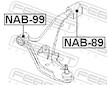 Ulozeni, ridici mechanismus FEBEST NAB-99