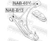 Ulozeni, ridici mechanismus FEBEST NAB-B13
