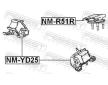 Ulożenie motora FEBEST NM-R51R