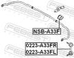 Drzak, Pricny stabilizator FEBEST NSB-A33F