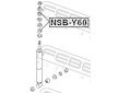 Distanční trubička, tlumiče FEBEST NSB-Y60