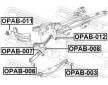 Ulozeni, ridici mechanismus FEBEST OPAB-008