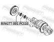 krouzek, klikovy hridel FEBEST RINGTT-001-PCS10
