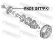 remenice, klikovy hridel FEBEST RNDS-G9T7PK