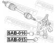 Ulozeni, ridici mechanismus FEBEST SAB-016