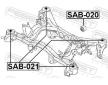 Ulozeni, diferencial FEBEST SAB-020