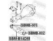 Ulozeni, diferencial FEBEST SBM-B14DM