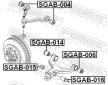 Ulozeni, ridici mechanismus FEBEST SGAB-014