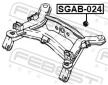 Ulozeni, diferencial FEBEST SGAB-024