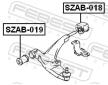 Ulozeni, ridici mechanismus FEBEST SZAB-018