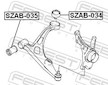 Ulozeni, ridici mechanismus FEBEST SZAB-035