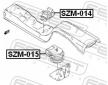 Zaveseni motoru FEBEST SZM-014