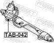 Ulożenie prevodovky riadenia FEBEST TAB-042