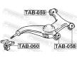 Ulozeni, ridici mechanismus FEBEST TAB-058