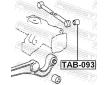 Ulozeni, ridici mechanismus FEBEST TAB-093