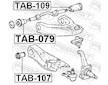 Ulozeni, ridici mechanismus FEBEST TAB-109