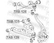 Ulozeni, ridici mechanismus FEBEST TAB-128