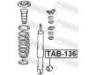 Pouzdro, tlumič odpružení FEBEST TAB-136