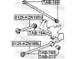 Ulozeni, ridici mechanismus FEBEST TAB-163