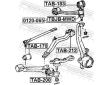 Ulozeni, ridici mechanismus FEBEST TAB-183