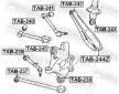 Uložení, řídicí mechanismus FEBEST TAB-240