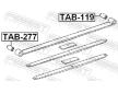 Loziskove pouzdro, listova pruzina FEBEST TAB-277