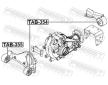 Ulożenie, diferenciál FEBEST TAB-354