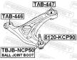 Ulozeni, ridici mechanismus FEBEST TAB-446