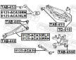 Ulozeni, ridici mechanismus FEBEST TAB-450Z