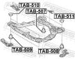 Ulozeni, pridavny ram,nosic agregatu FEBEST TAB-507