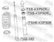 Pouzdro, tlumič odpružení FEBEST TAB-542