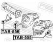 Ulożenie, diferenciál FEBEST TAB-555