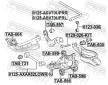 Ulozeni, ridici mechanismus FEBEST TAB-731