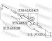 Ulozeni, ridici mechanismus FEBEST TAB-ACA20-KIT