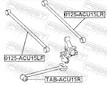 Ulozeni, ridici mechanismus FEBEST TAB-ACU15R