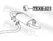 Zarazka, tlumic vyfuku FEBEST TEXB-021