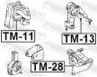 Zaveseni motoru FEBEST TM-13