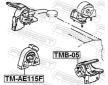 Ulożenie motora FEBEST TM-AE115F