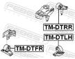 Ulożenie motora FEBEST TM-DTLH