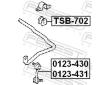 Ulożenie priečneho stabilizátora FEBEST TSB-702