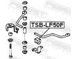 Drzak, Pricny stabilizator FEBEST TSB-LF50F